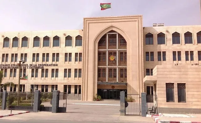 La façade du ministère des Affaires étrangères à Nouakchott