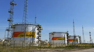 Réservoirs pétroliers, image d’archives