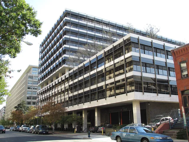 La façade du siège de la Banque mondiale à Washington