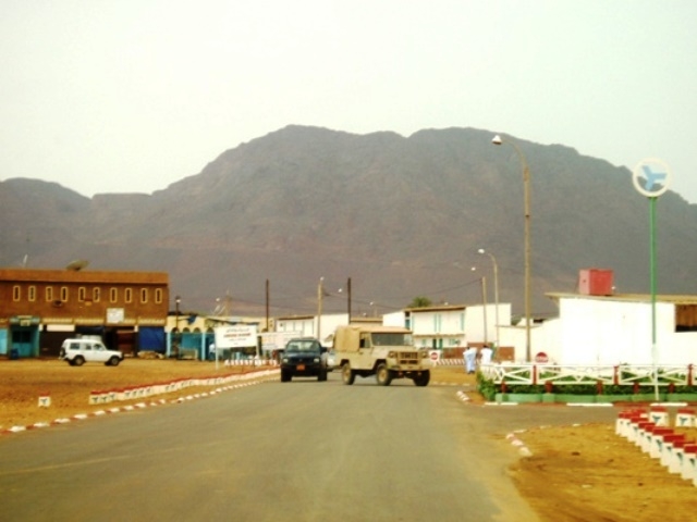 Une rue de la ville de Zouérate
