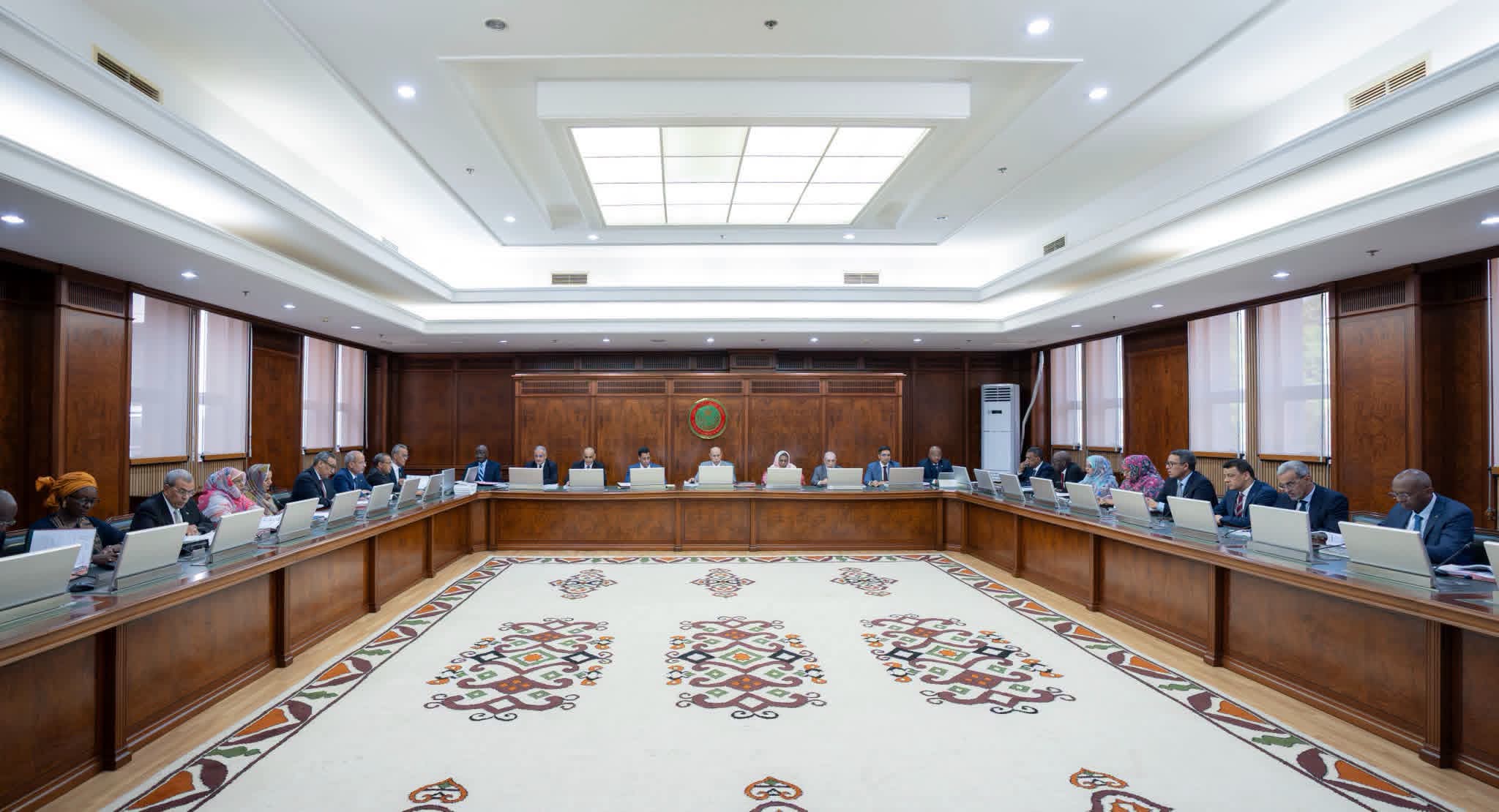Une réunion du Conseil des ministres au Palais présidentiel