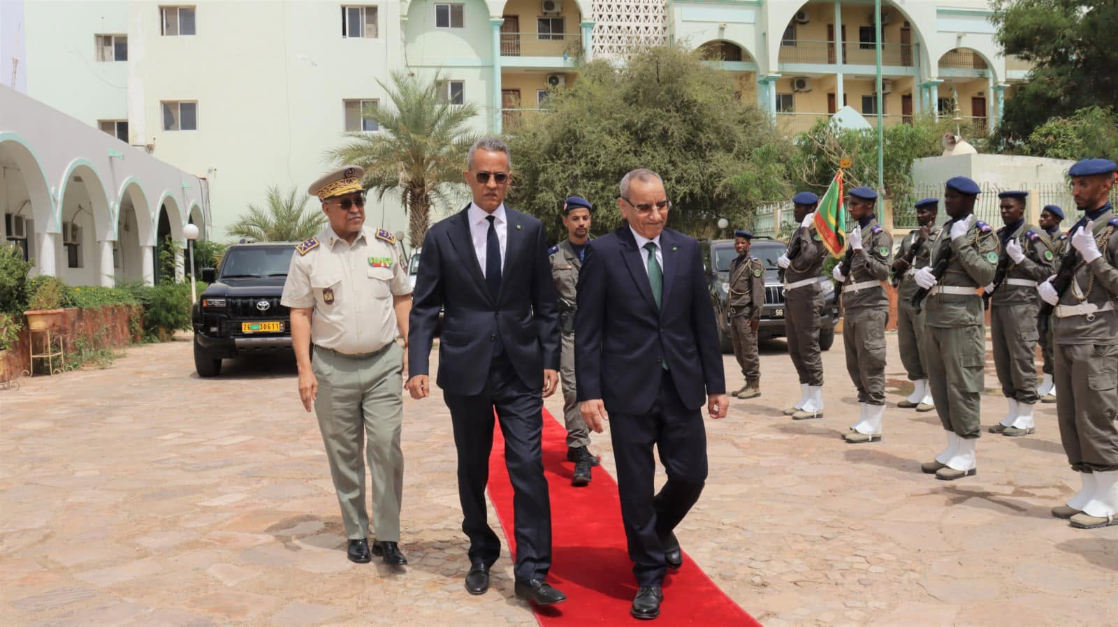 Cérémonie de passation au ministère de l'Intérieur à Nouakchott, le 12 octobre 2026