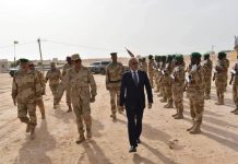 Le ministre de la Défense inspecte la préparation de la première région militaire à Nouadhibou