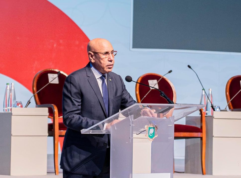 Ould El Ghazouani appelle les partenaires internationaux à se tenir aux côtés de l'Afrique pour parvenir à un développement durable