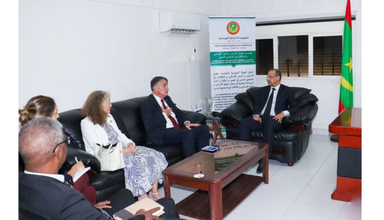 Nouakchott : Le Commissaire aux droits de l’homme, à l’action humanitaire et aux relations avec la société civile a reçu une délégation des Nations Unies