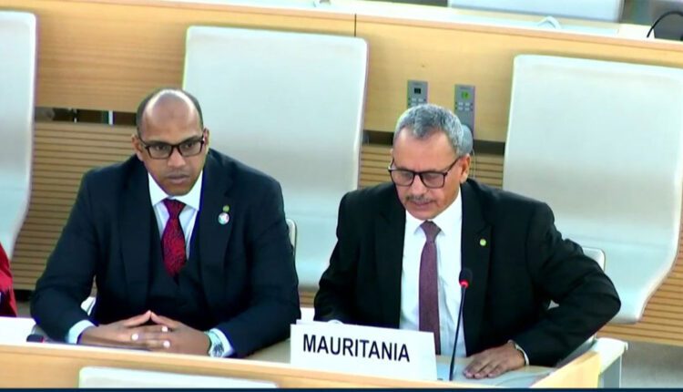 Genève : la Mauritanie participe au Forum Social du Conseil des Droits de l'Homme des Nations Unies