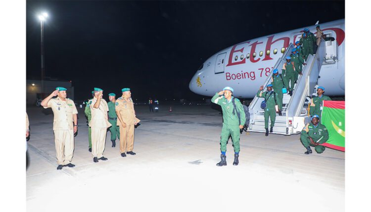 Nouakchott : retour du 15ème contingent de la Gendarmerie nationale regagne en provenance de la République centrafricaine