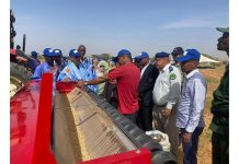 Le wali du Tagant visite la mécanisation agricole au barrage d'Aderoum