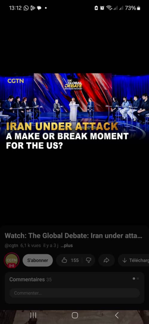 Débat mondial : L’Iran attaqué