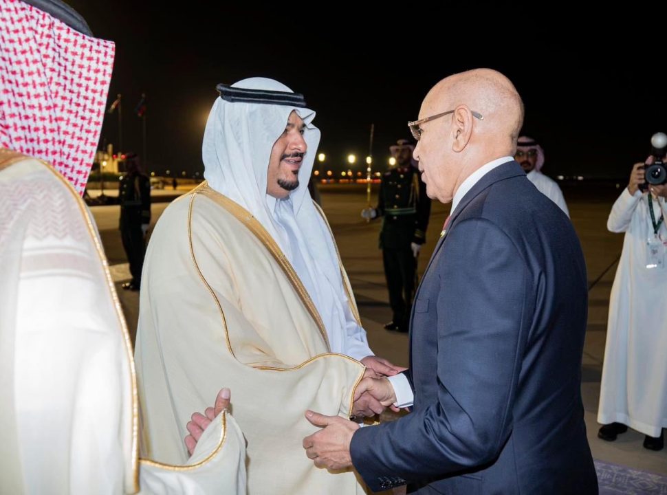 Ould Al-Ghazouani arrive à Riyad pour participer au sommet de suivi arabo-islamique