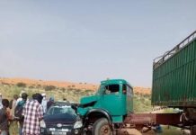 Deux décès suite à un accident de la route près de Ghashawat sur la route de l'espoir