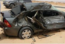 Un accident de la route tragique sur la route de Nouadhibou fait plusieurs morts.