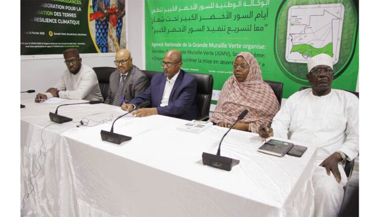 Nouakchott : Le secrétaire général du ministère de l’environnement et du développement durable supervise la cérémonie de clôture des Journées de la Grande Muraille Verte