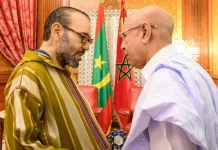 Ould Ghazouani:Nous tenons à poursuivre le travail commun avec le Royaume du Maroc