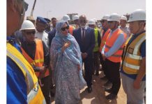 Ministre de l'hydraulique : Les travaux de réhabilitation et d'entretien du projet Aftout Essahili sont bien avancés
