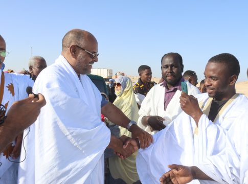 Une délégation du FCJ un parti non autorisé entame sa première visite nationale à partir de Nouadhibou