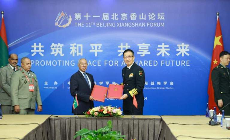 La Mauritanie et la Chine signent un protocole d'accord pour promouvoir la coopération militaire