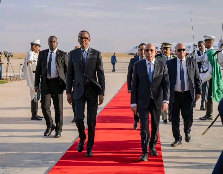 Après Tebboune Paul Kagame arrive à Nouakchott pour participer à la Conférence continentale sur l'éducation et la jeunesse