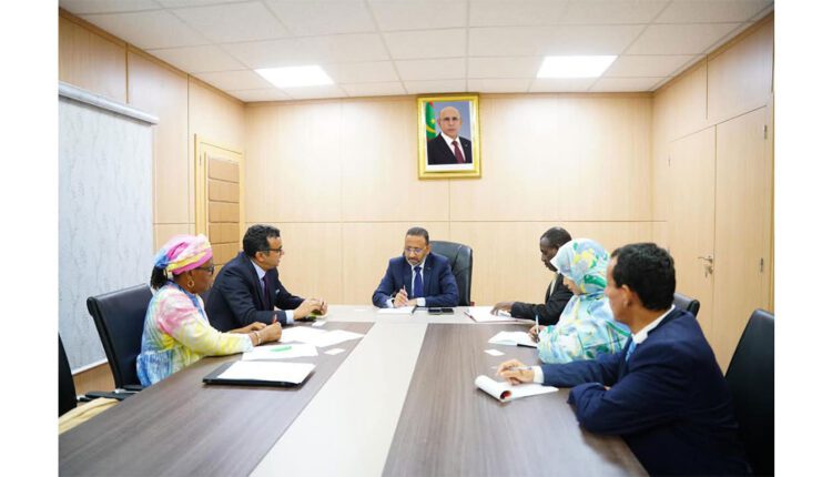 Nouakchott : Entretien du délégué général à la solidarité nationale avec une mission de l’UNICEF