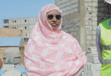 La directrice d'ANESP inspecte les centres de santé en cours de construction à Nouakchott