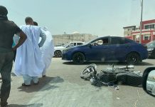 Nouakchott : Accident de la route sans blessés et appels à réguler les motos