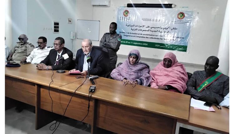 Gorgol : Le wali du Gorgol supervise à Kaédi les travaux d’un forum de formation sur les nouvelles procédures budgétaires et comptables pour les collectivités territoriales