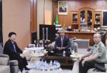 Le directeur général de la sécurité nationale discute avec l'ambassadeur chinois des moyens de renforcer la coopération en matière de sécurité