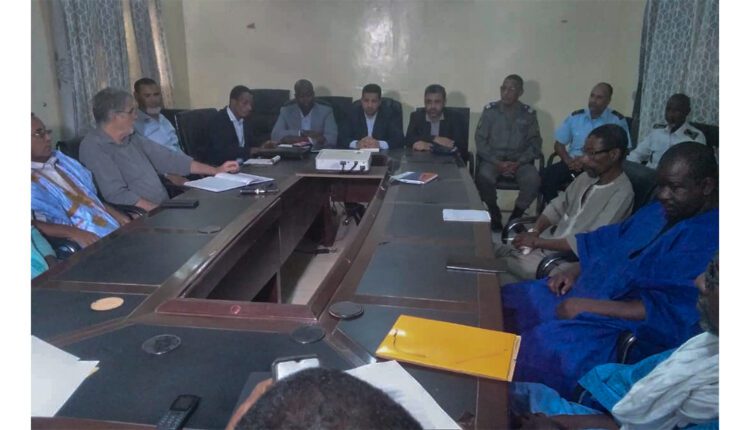 Sélibaby : Le wali du Guidimagha supervise les travaux d’un atelier de recherche de source d’eau organisé par le conseil régional de la wilaya