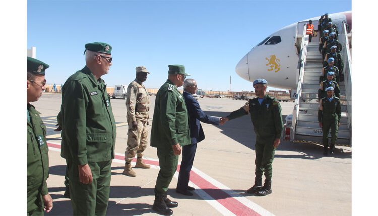Nouakchott : La 15ème Unité de Gendarmerie Nationale et la 7ème au niveau de la ville de Bria regagne Nouakchott en provenance de la République de Centrafrique