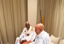 Ghazouani rend visite à Ould Belkheir à Abou Dhabi pour prendre de ses nouvelles