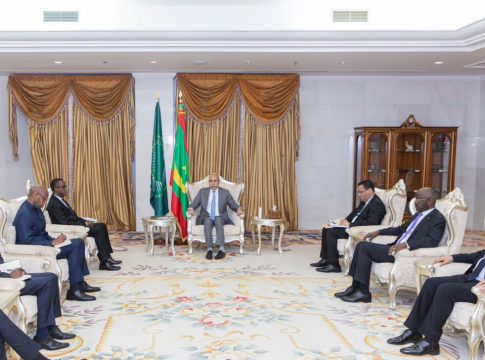 Nouakchott: Ould Ghazouani s'entretient avec le ministre rwandais des Affaires étrangères
