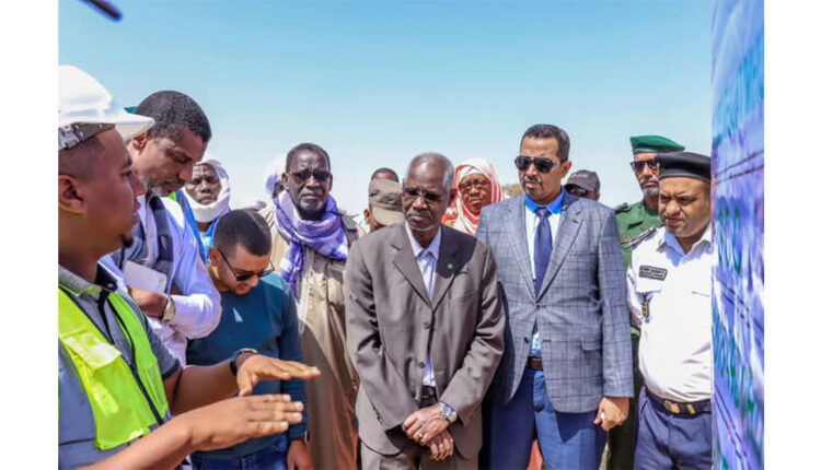 Brakna : Visite d’information du ministre de l’Habitat, de l’Urbanisme et de l’Aménagement du territoire des chantiers