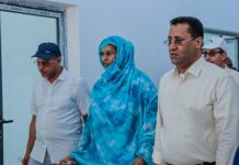 Ould Diay inspecte les installations en cours de construction à Nouakchott