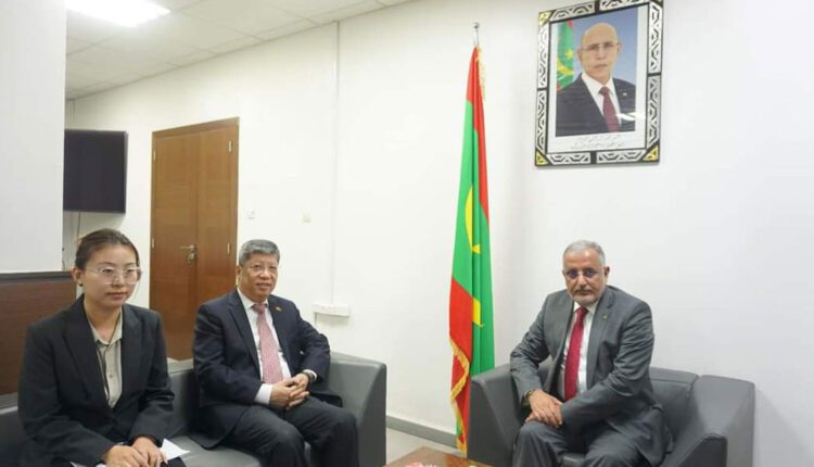 Nouakchott : audience du ministre de l’Équipement avec l’ambassadeur de Chine