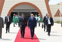 Le président Ghazwani se rend à Abidjan pour participer à la 12e session du Forum des chefs d'entreprise africains