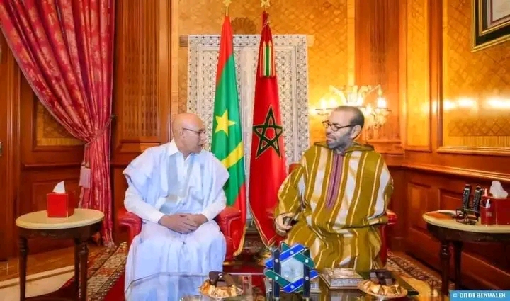 Malgré le caractère privé de la visite Le président Ghazouani rencontre le roi du Maroc