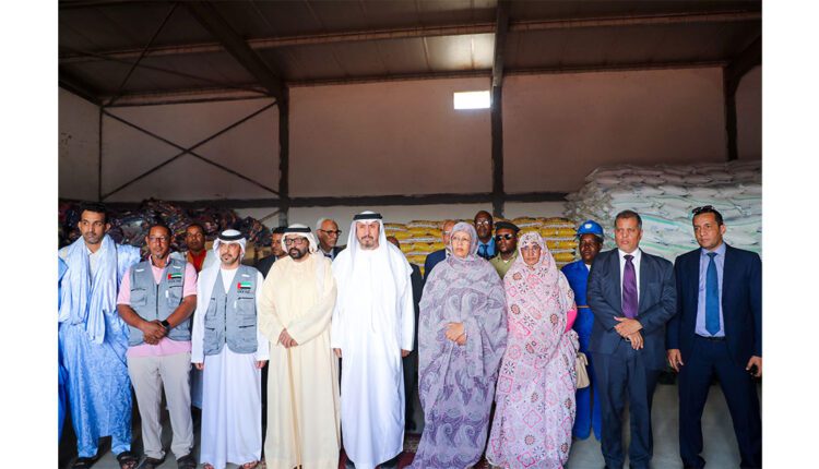 La Mauritanie reçoit une quantité de denrées alimentaires don des EAU