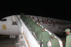Nouakchott : Le 6ème contingent de la gendarmerie nationale quitte la capitale pour la Centrafrique dans le cadre des forces de maintien de la paix des Nations Unis