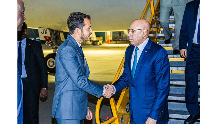 Ould Ghazouani arrive au Brésil pour participer au 19e sommet du G20