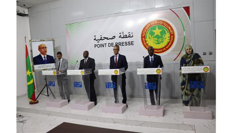 Conseil des ministres : Tenue d’un point de presse par certains membres du gouvernement à Nouakchott