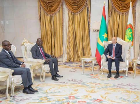 La délégation béninoise assure M. Ghazouani du soutien du Bénin au candidat mauritanien à la présidence de la Banque africaine de développement