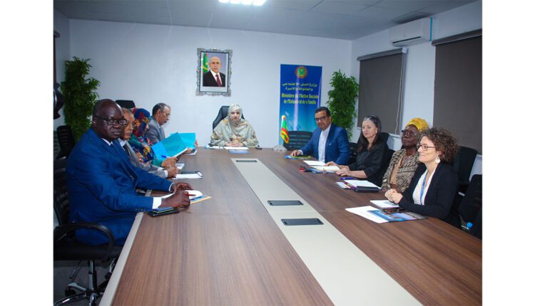 Nouakchott : La ministre de l’Action sociale discute avec une délégation des organisations et organismes des Nations Unies travaillant en Mauritanie