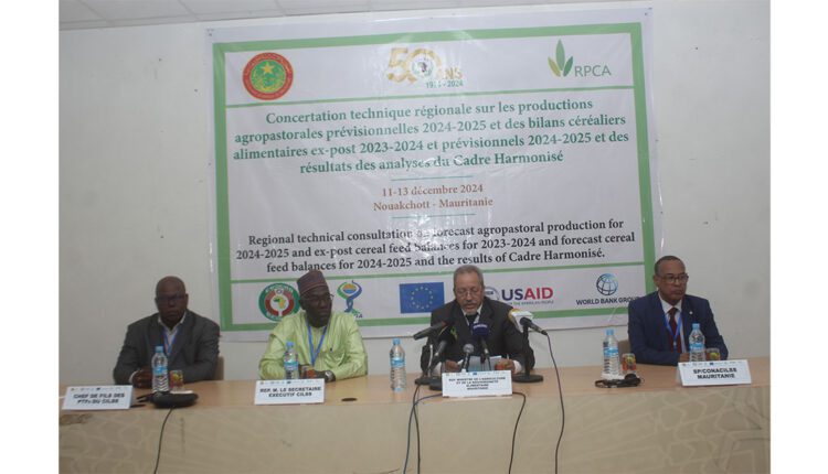 Nouakchott : Organisation d’un atelier consultatif régional sur la production céréalière 2023/2024 et les prévisions 2024/2025