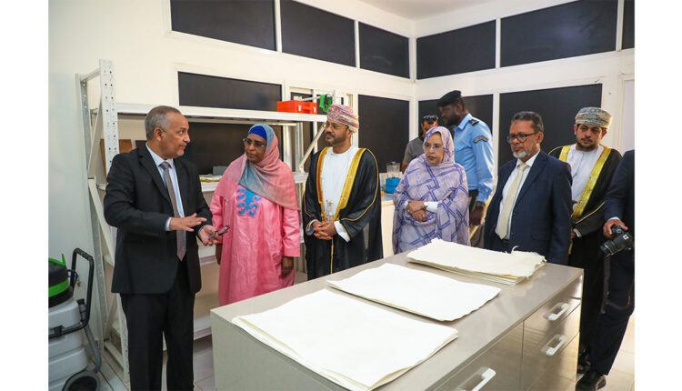 Nouakchott : une délégation ministérielle effectue une visite au siège de la délégation générale des Archives nationales