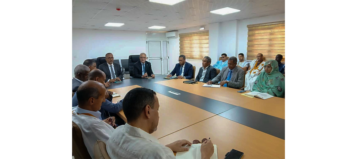 Ministre de l’Agriculture et de la Souveraineté alimentaire préside une réunion avec les représentants des sociétés ayant des contrats avec le ministère à Nouakchott