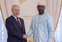 Goita se rend en Russie pour discuter des liens de coopération entre Bamako et Moscou