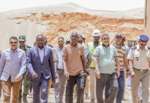 La ministre de l'habitat inspecte les projets de santé et de jeunesse en cours de réalisation dans l'État du bassin occidental
