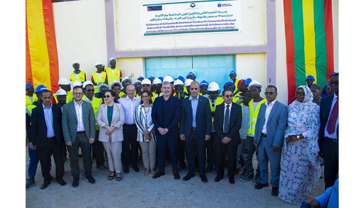 Nouakchott : Visite d’une délégation ministérielle en compagnie du Président du Gouvernement Régional des Canaries dans les locaux de l’Ecole d’Enseignement Technique de Nouakchott