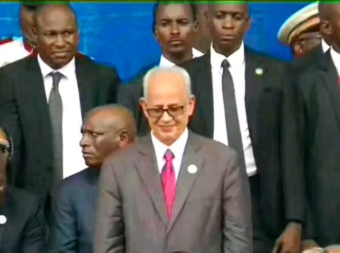 Le Secrétaire Général de la Présidence représente Ould Ghazouani à l'investiture du Président gabonais