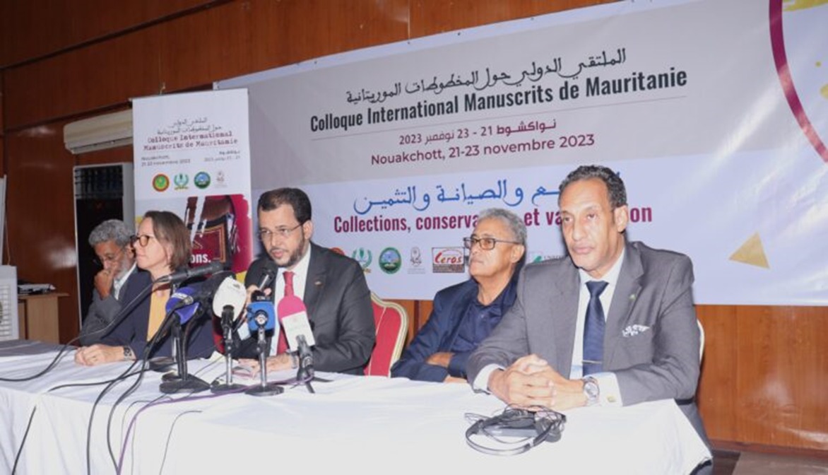 Lancement des activités du Forum International sur les manuscrits mauritaniens à Nouakchott.